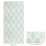 Brunschwig & Fils PONCHETTE PRINT AQUA Fabric