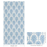 Brunschwig & Fils PONCHETTE PRINT DELFT Fabric