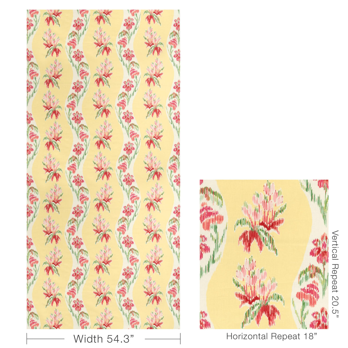 Brunschwig & Fils LORING PRINT SPRING Fabric