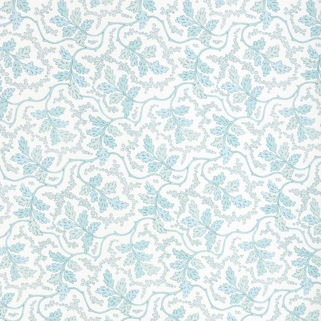 Brunschwig & Fils AUREILLE PRINT AQUA Fabric