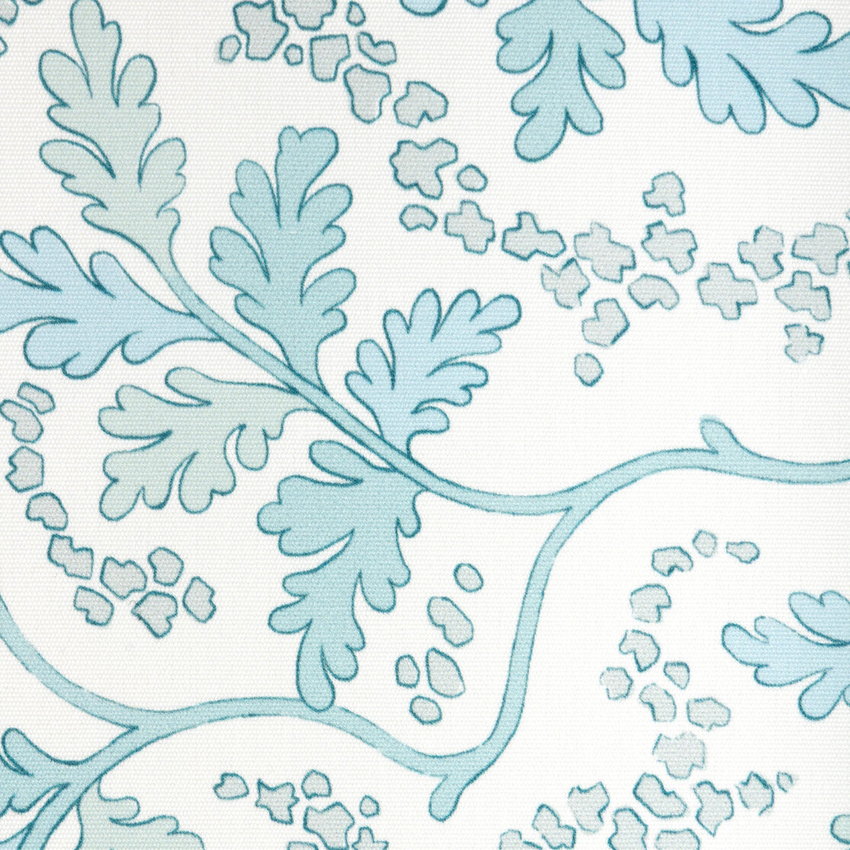 Brunschwig & Fils AUREILLE PRINT AQUA Fabric