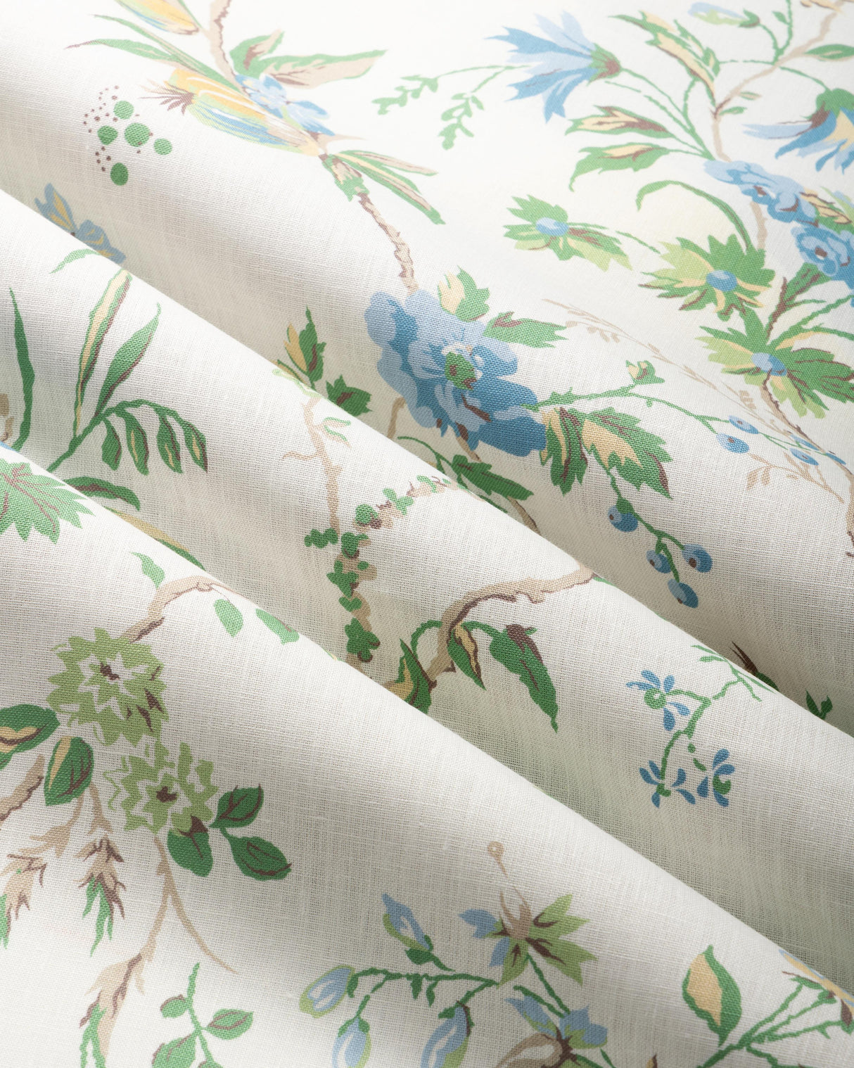 Brunschwig & Fils LOCKLIN PRINT LAGOON Fabric