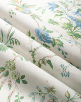 Brunschwig & Fils LOCKLIN PRINT LAGOON Fabric
