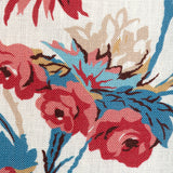 Brunschwig & Fils LOCKLIN PRINT RED/BLUE Fabric