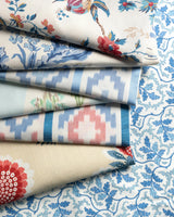 Brunschwig & Fils KUMALY PRINT RED/BLUE Fabric