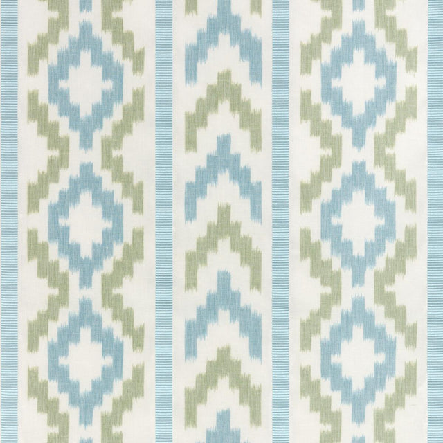 Brunschwig & Fils SARLAT WARP PRINT MARINE Fabric
