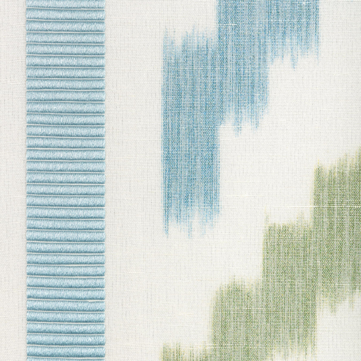 Brunschwig & Fils SARLAT WARP PRINT MARINE Fabric