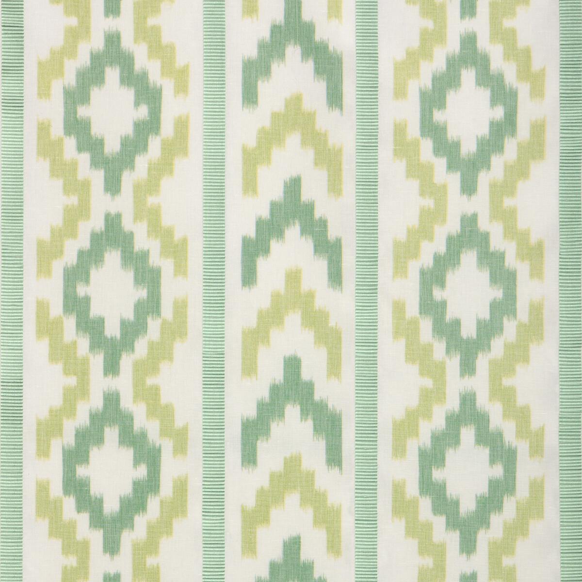 Brunschwig & Fils SARLAT WARP PRINT VERT Fabric