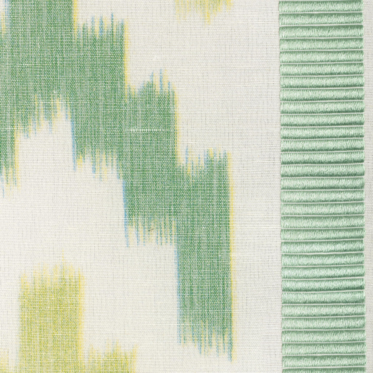 Brunschwig & Fils SARLAT WARP PRINT VERT Fabric