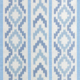 Brunschwig & Fils SARLAT WARP PRINT BLUE Fabric