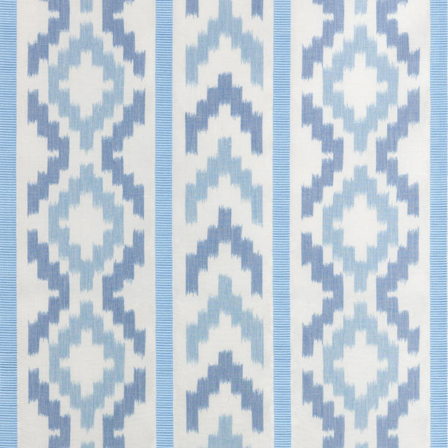 Brunschwig & Fils SARLAT WARP PRINT BLUE Fabric