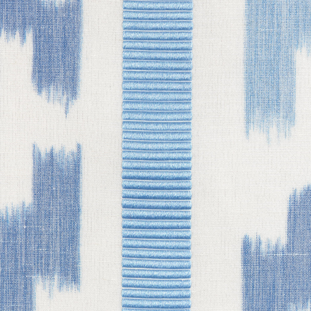 Brunschwig & Fils SARLAT WARP PRINT BLUE Fabric