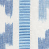 Brunschwig & Fils SARLAT WARP PRINT BLUE Fabric