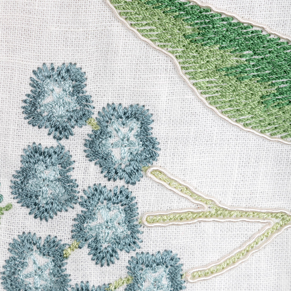 Brunschwig & Fils GENIVE EMB LAGOON Drapery Fabric