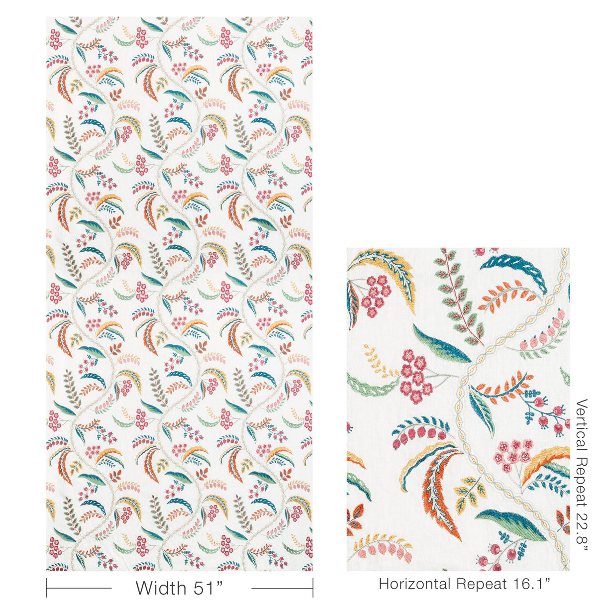 Brunschwig & Fils GENIVE EMB JEWEL Drapery Fabric