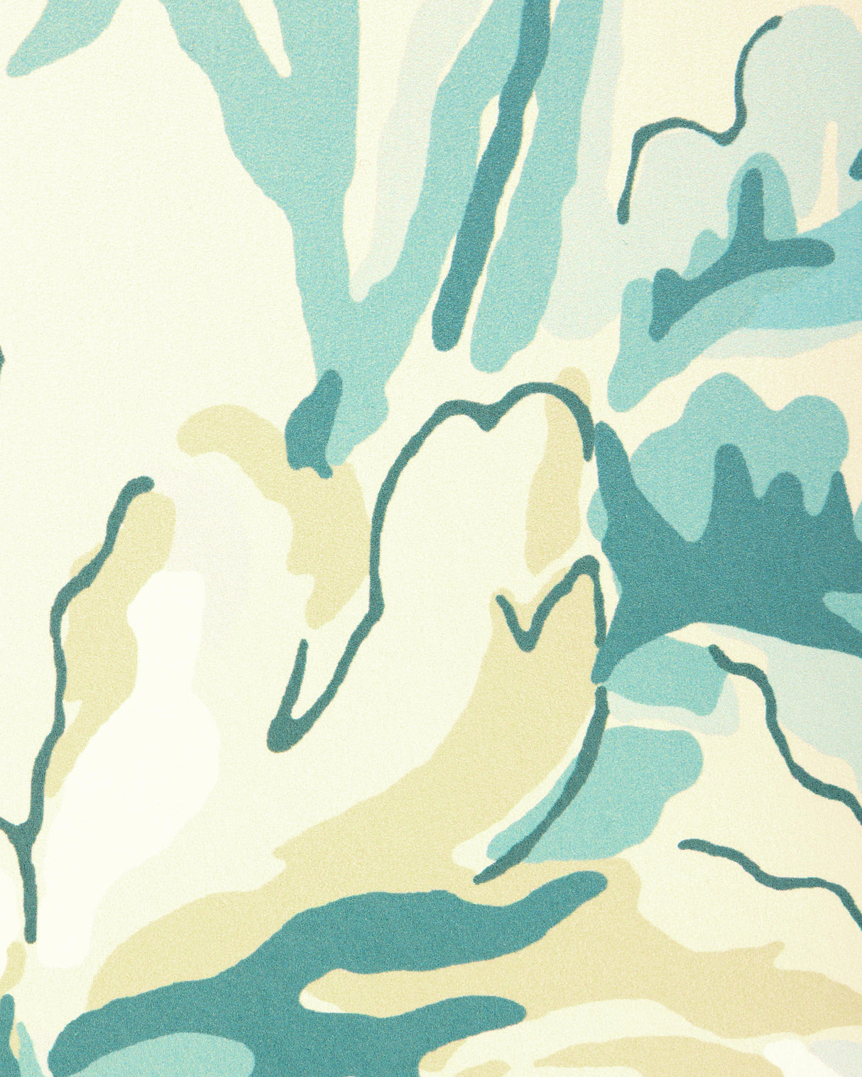 Brunschwig & Fils MAINTENON AQUA Wallpaper