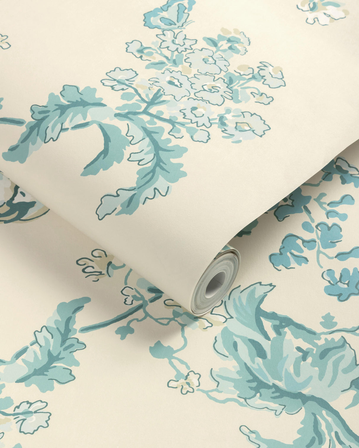Brunschwig & Fils MAINTENON AQUA Wallpaper