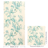 Brunschwig & Fils MAINTENON AQUA Wallpaper