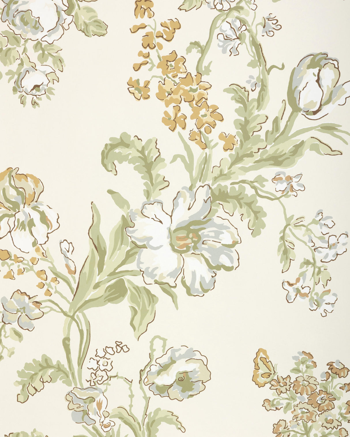 Brunschwig & Fils MAINTENON SPICE Wallpaper
