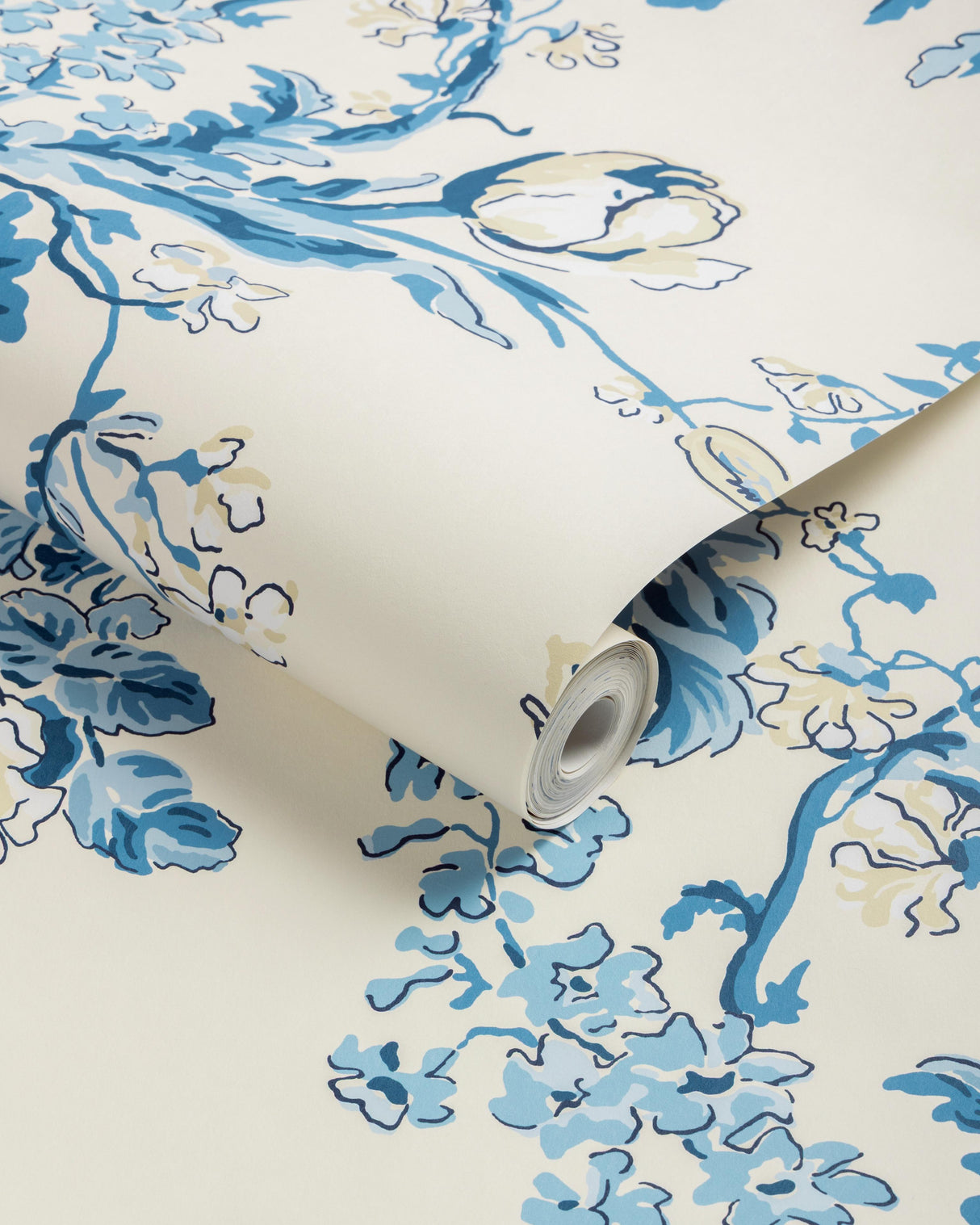 Brunschwig & Fils MAINTENON BLUE Wallpaper