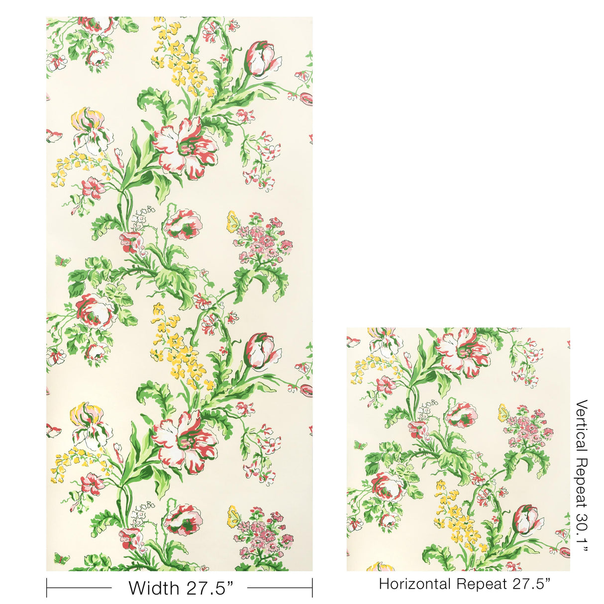 Brunschwig & Fils MAINTENON SPRING Wallpaper