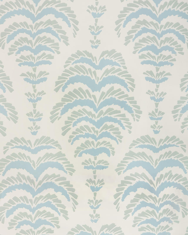 Brunschwig & Fils PONCHETTE AQUA Wallpaper