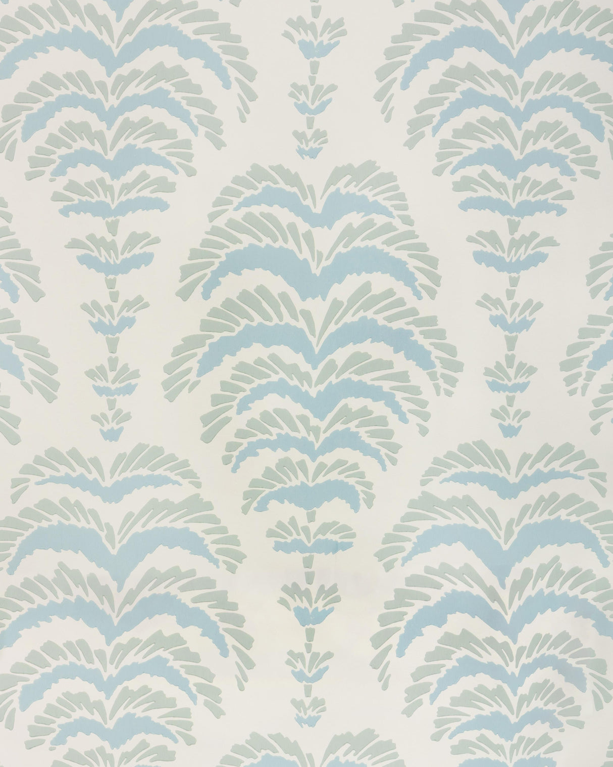 Brunschwig & Fils PONCHETTE AQUA Wallpaper