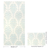 Brunschwig & Fils PONCHETTE AQUA Wallpaper