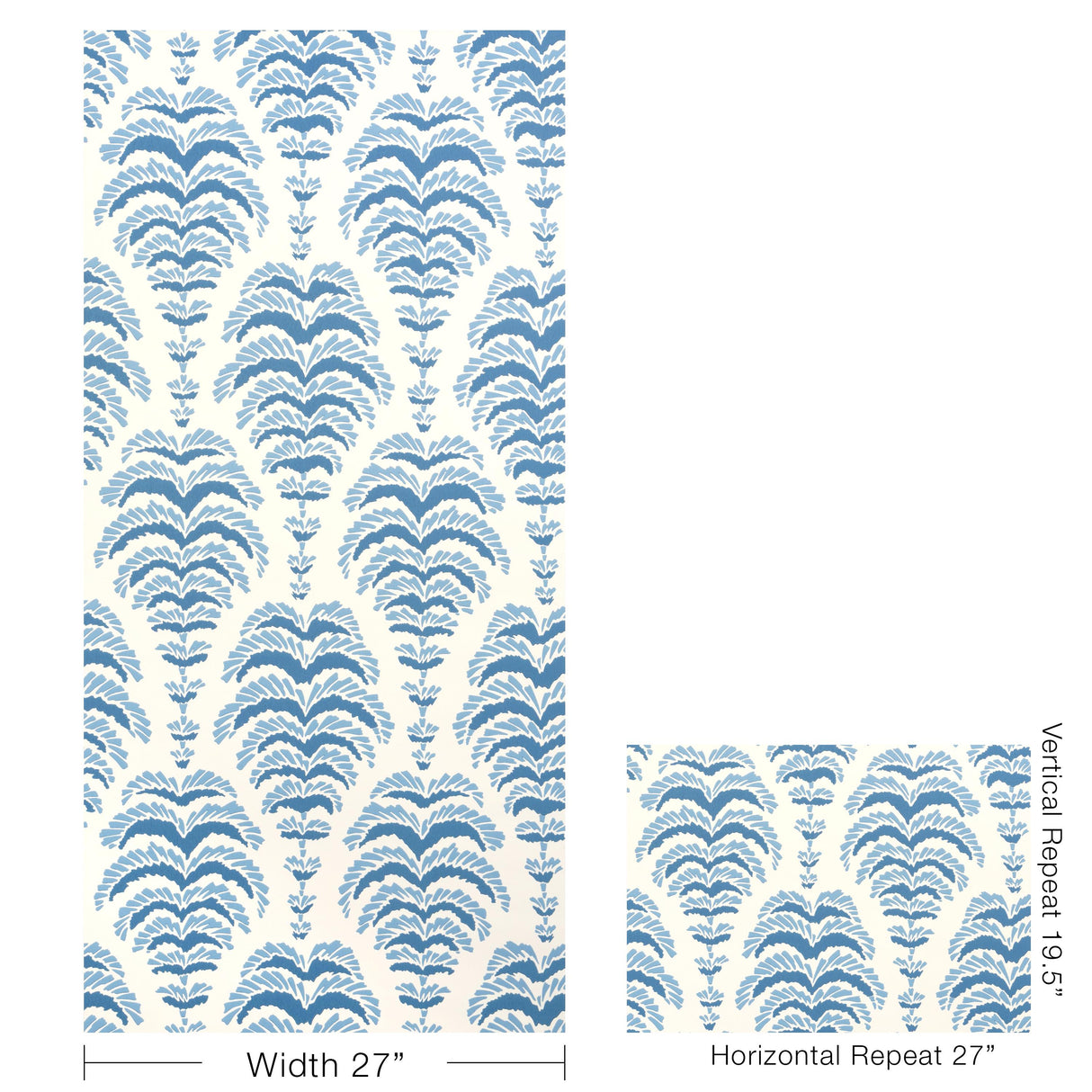 Brunschwig & Fils PONCHETTE DELFT Wallpaper