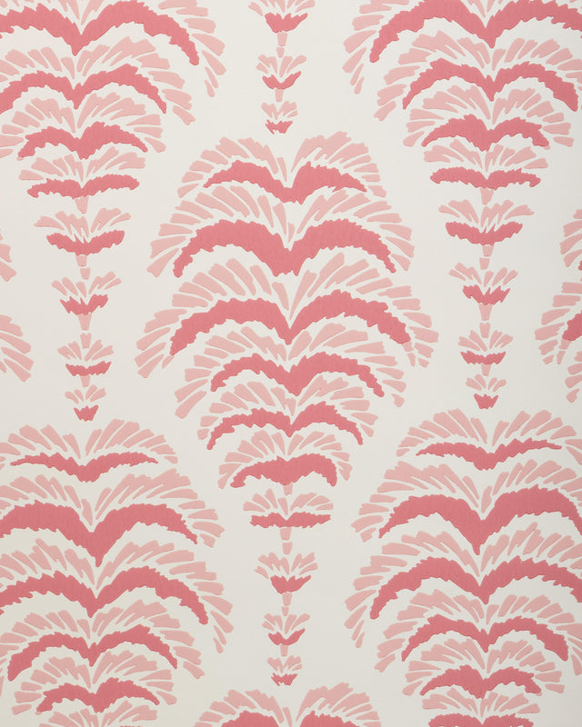 Brunschwig & Fils PONCHETTE PINK Wallpaper