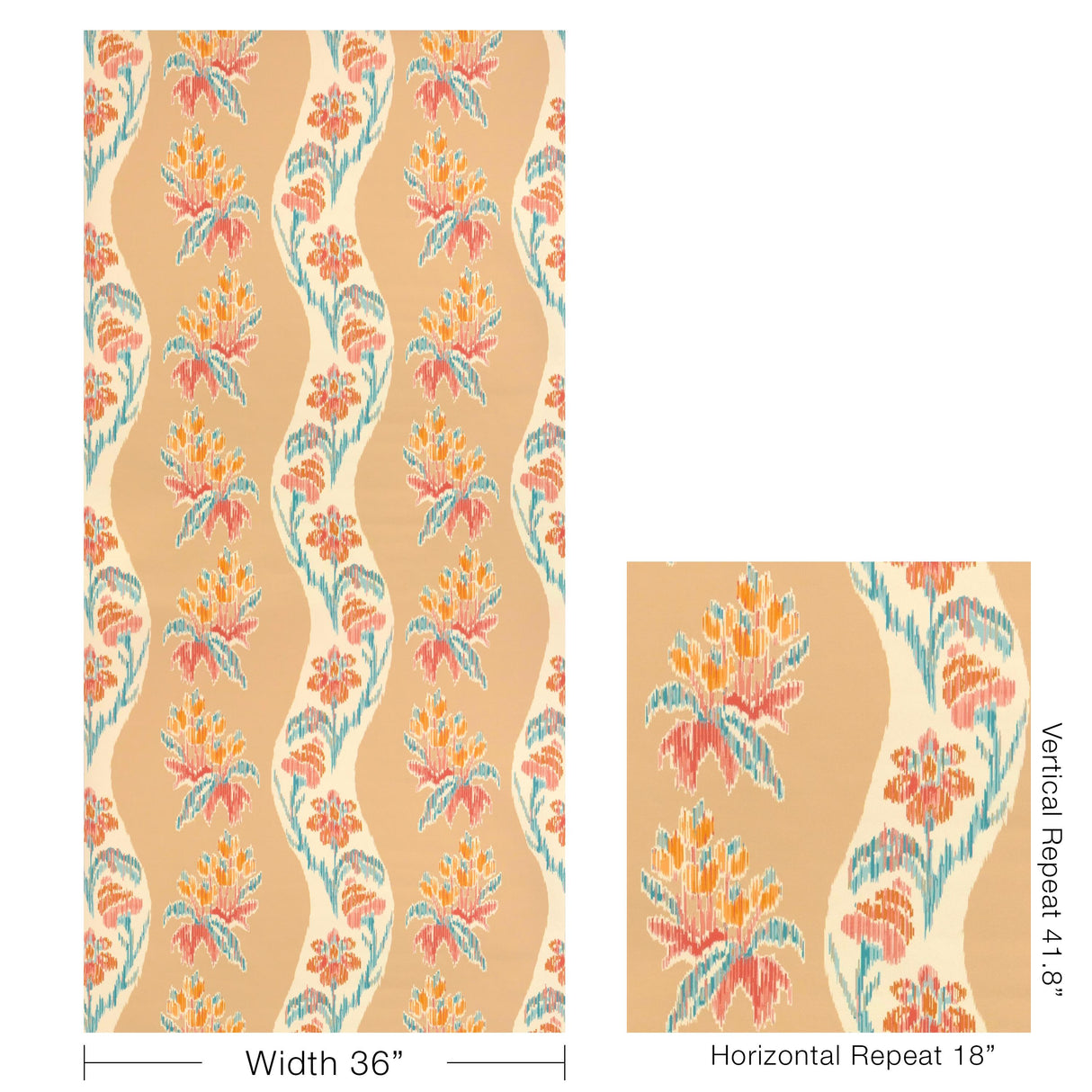 Brunschwig & Fils LORING SPICE Wallpaper