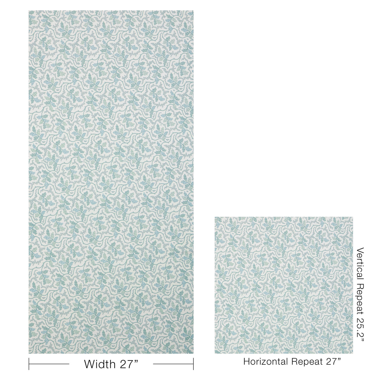 Brunschwig & Fils AUREILLE AQUA Wallpaper