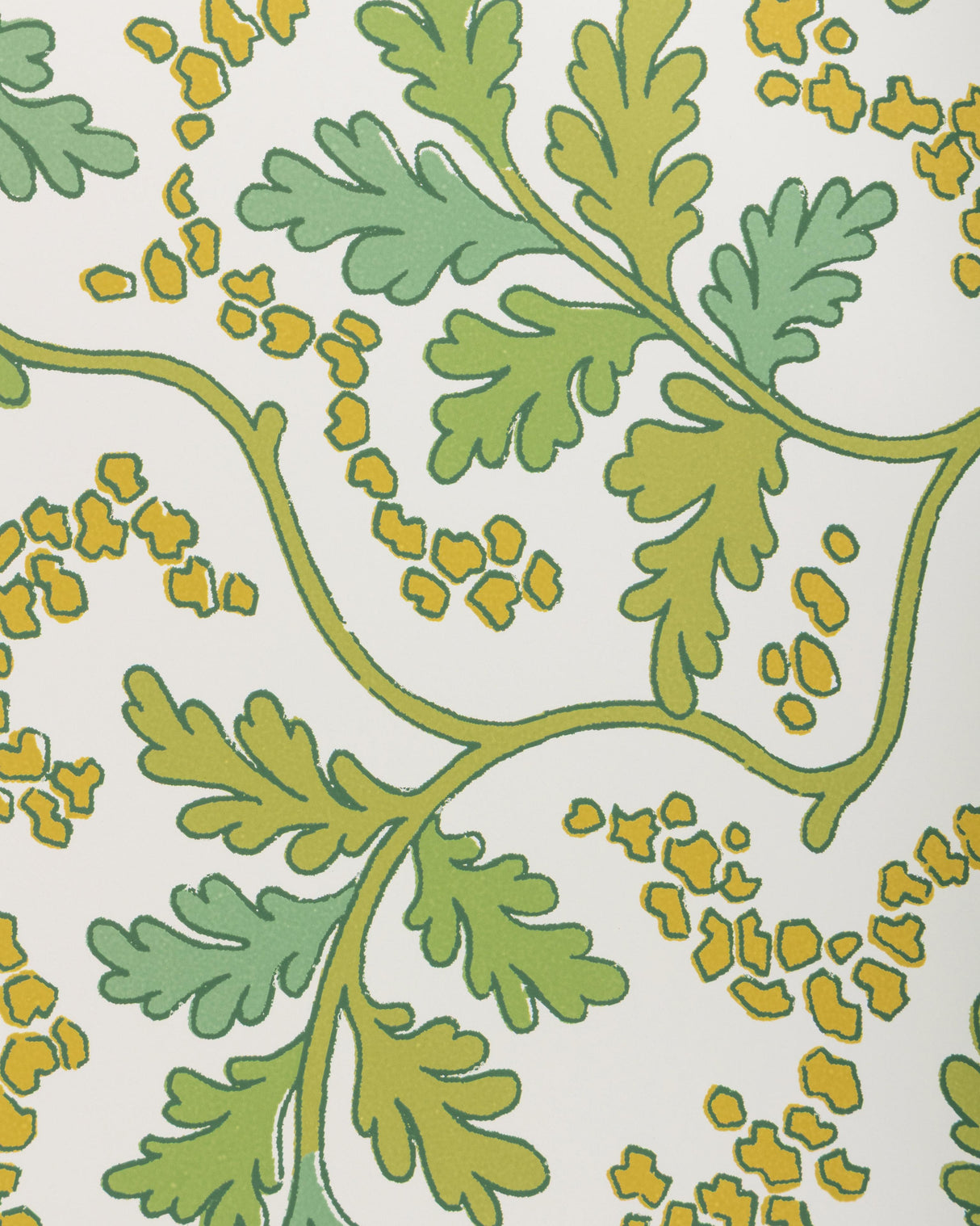 Brunschwig & Fils AUREILLE LEAF Wallpaper
