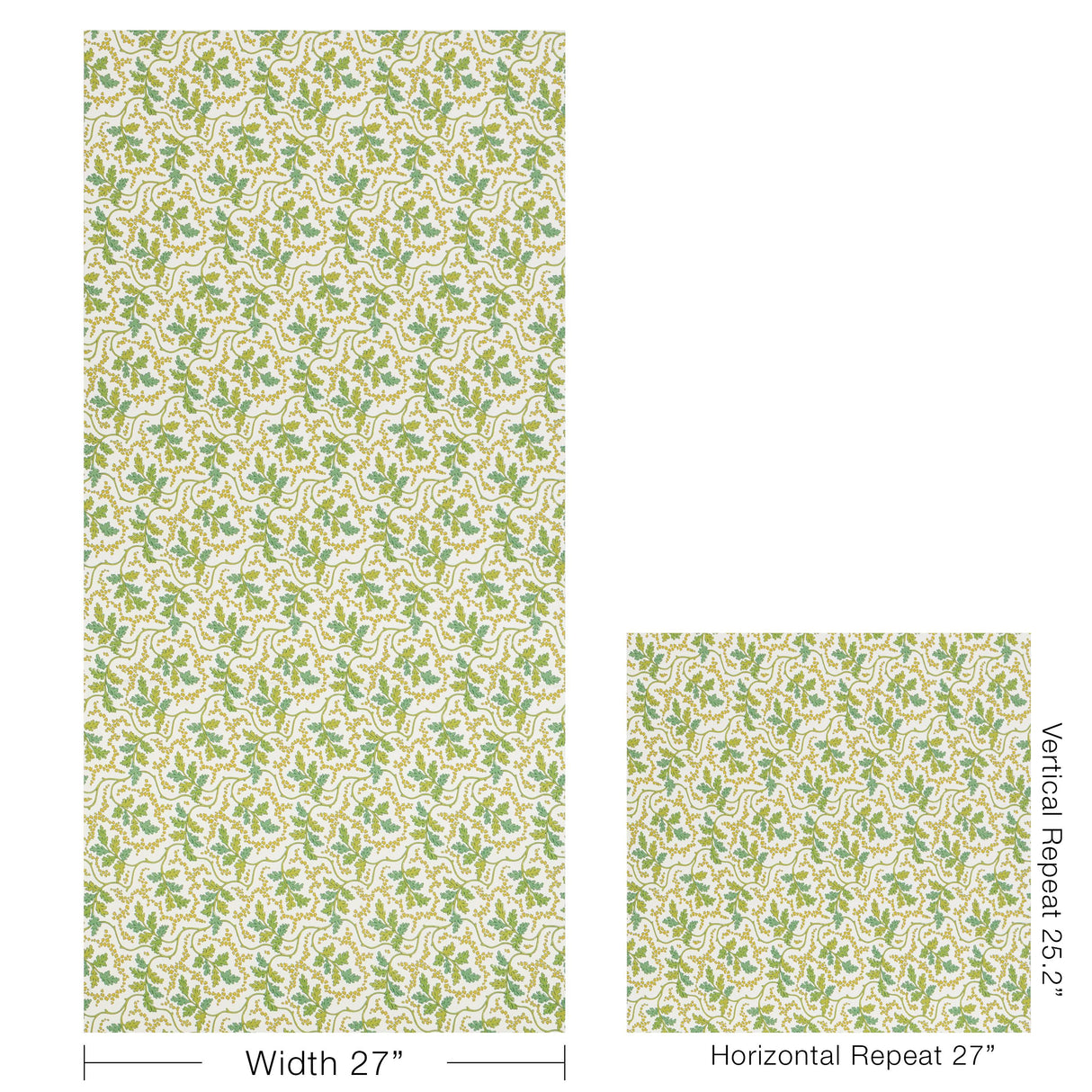 Brunschwig & Fils AUREILLE LEAF Wallpaper