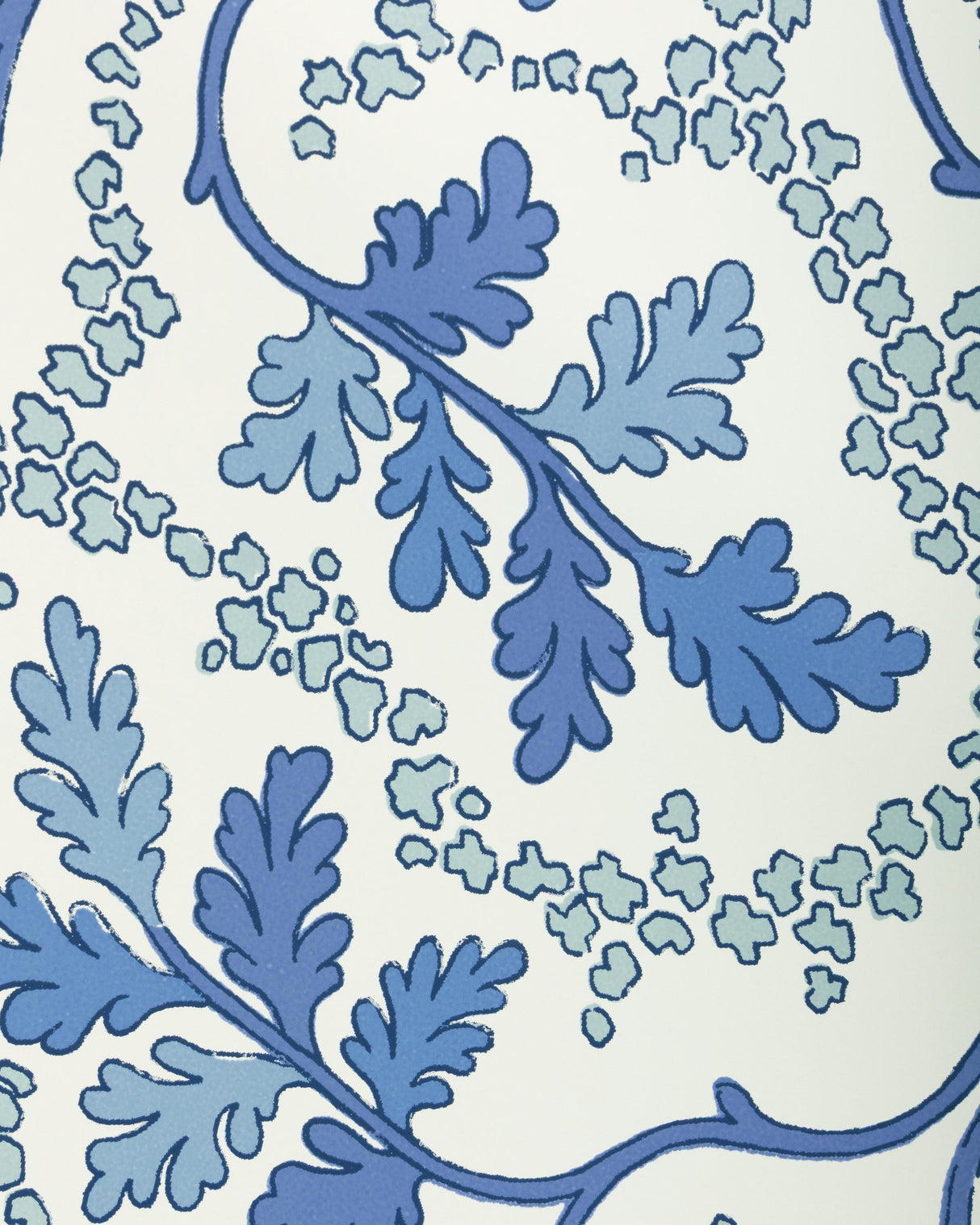 Brunschwig & Fils AUREILLE BLUE Wallpaper