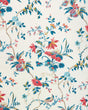 Brunschwig & Fils LOCKLIN RED/BLUE Wallpaper
