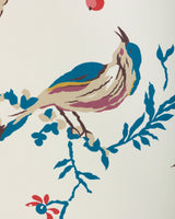Brunschwig & Fils LOCKLIN RED/BLUE Wallpaper