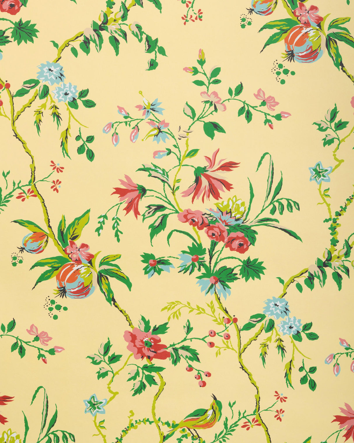 Brunschwig & Fils LOCKLIN CANARY Wallpaper