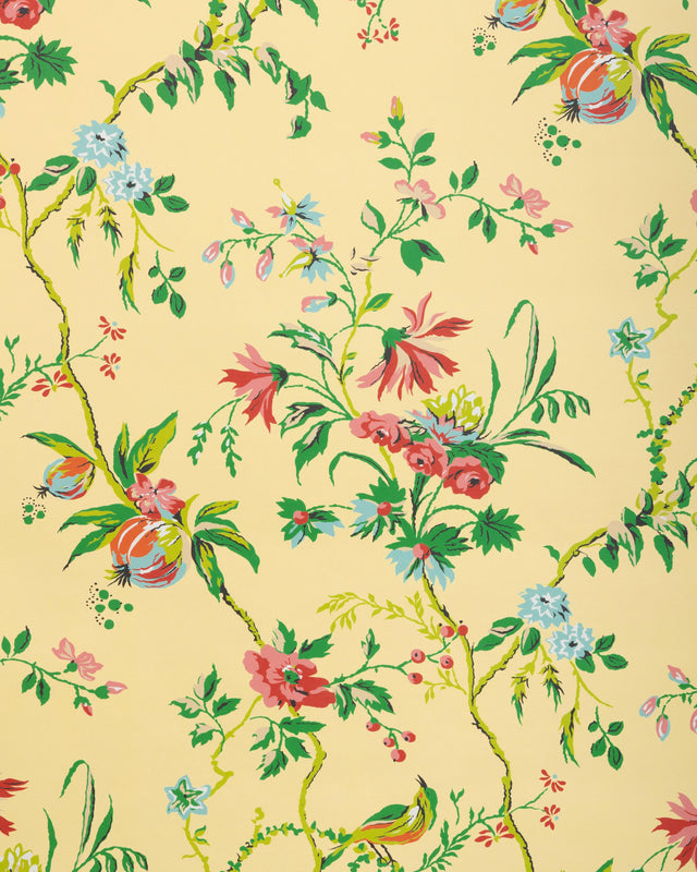 Brunschwig & Fils LOCKLIN CANARY Wallpaper