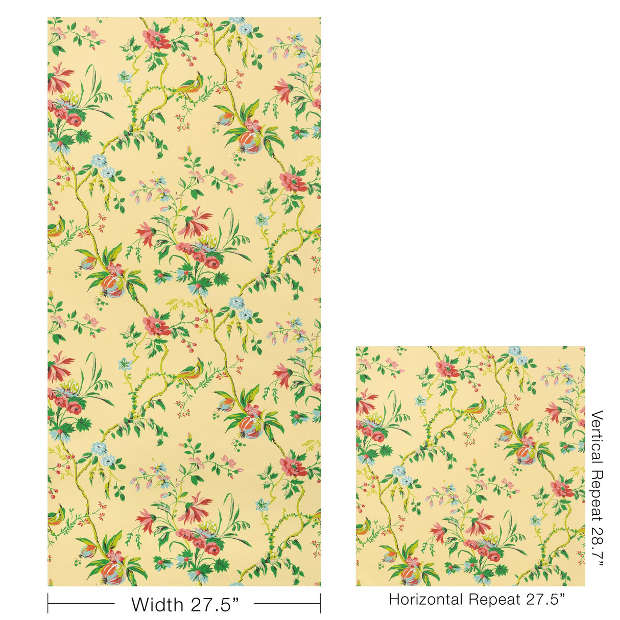 Brunschwig & Fils LOCKLIN CANARY Wallpaper