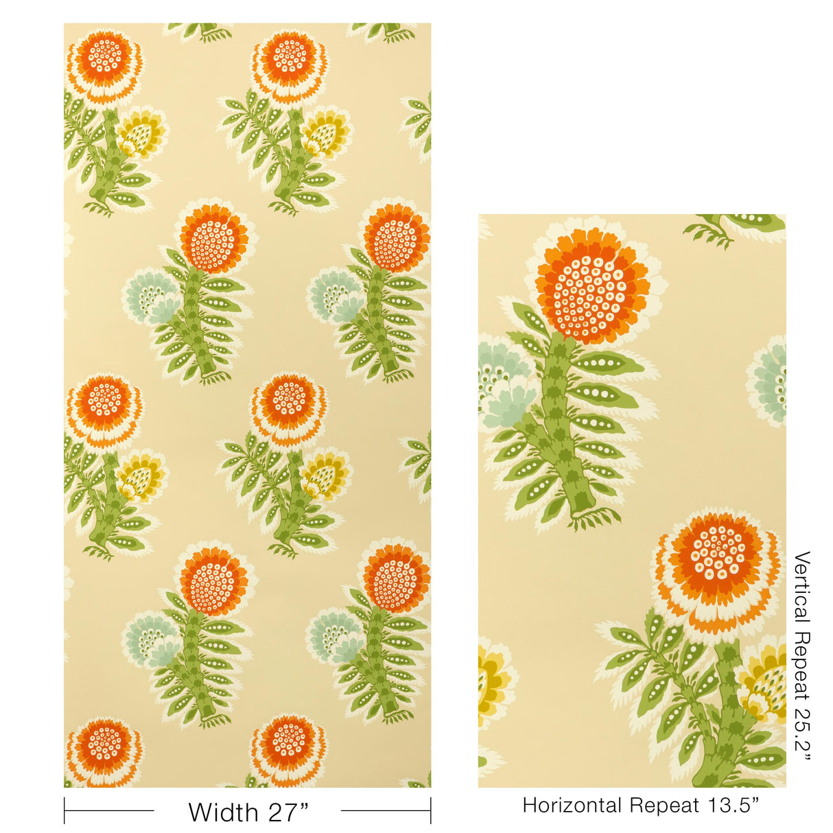 Brunschwig & Fils KUMALY TERRACOTTA Wallpaper