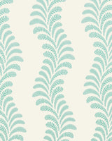 Brunschwig & Fils VEZERE AQUA Wallpaper