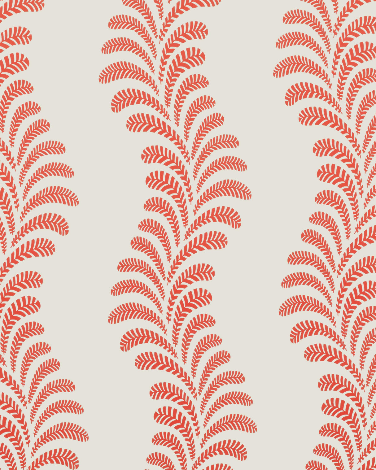 Brunschwig & Fils VEZERE RED Wallpaper