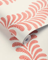 Brunschwig & Fils VEZERE RED Wallpaper