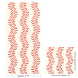 Brunschwig & Fils VEZERE RED Wallpaper