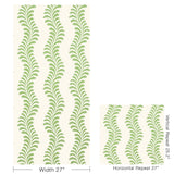 Brunschwig & Fils VEZERE GREEN Wallpaper