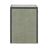 TOV Kora Green Cotton Jute Nightstand