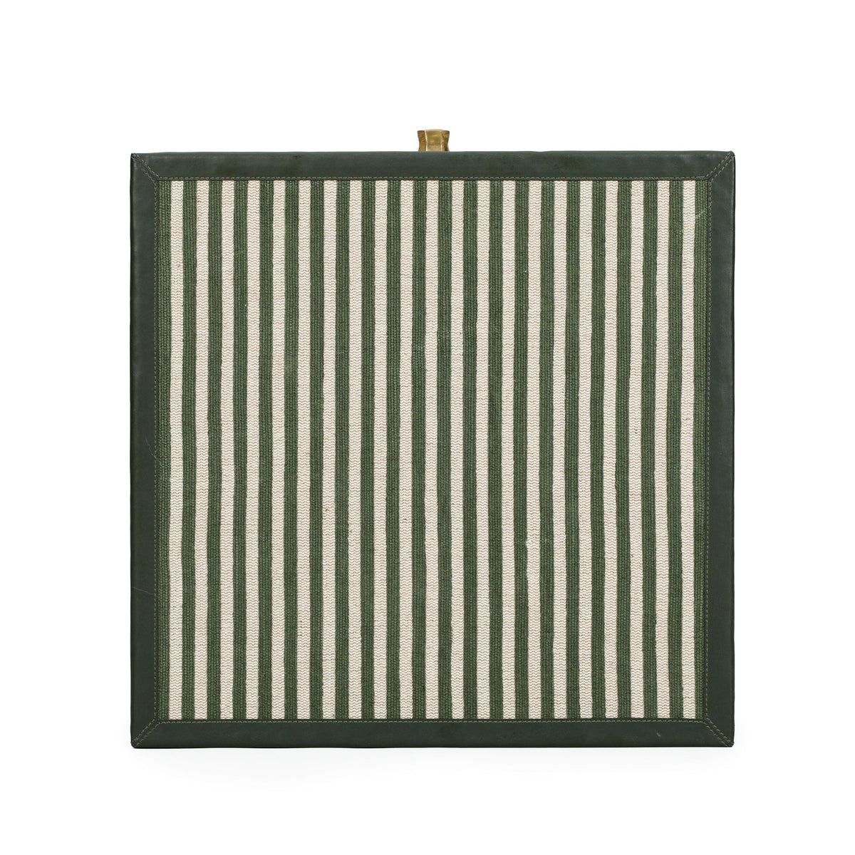 TOV Kora Green Cotton Jute Nightstand