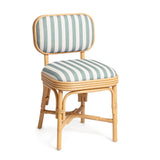 TOV Dorine Mint Green Striped Dining Chair