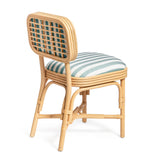 TOV Dorine Mint Green Striped Dining Chair